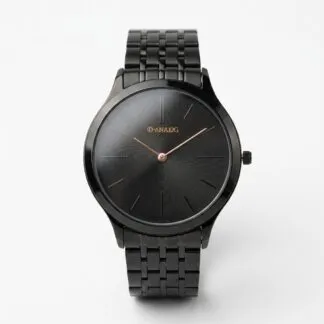 Black Delight Slim Watch for Men