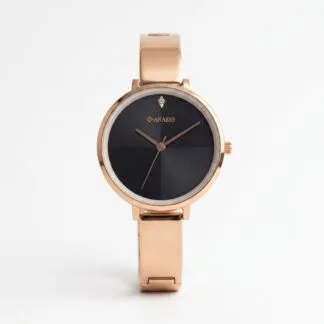 Elite Bracelet Black Dial Watch For Women