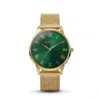 Vector Green Dial Mesh Watch