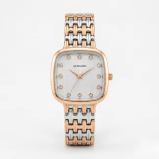 Vintage Square White Dial Watch For Women