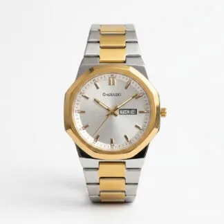 Hexa Men’s Big White Dial Watch