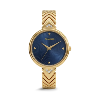 V-Chain Elegance Blue Dial Watch for Women