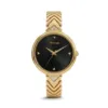 V-Chain Elegance Black Dial Watch for Women
