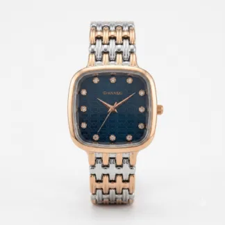 Vintage Square Blue Dial Watch for Women