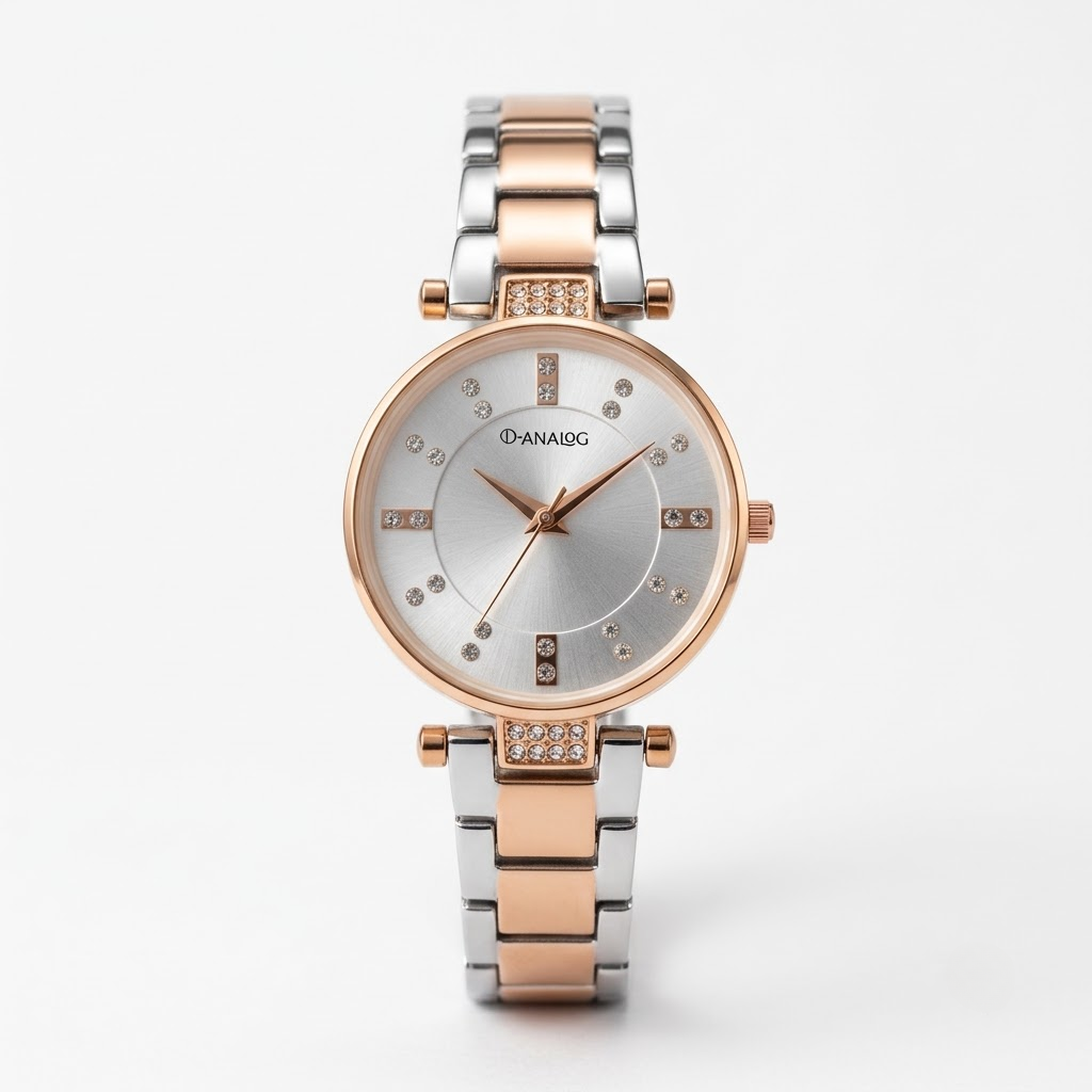 CHUMQ Women's White Dial Watch