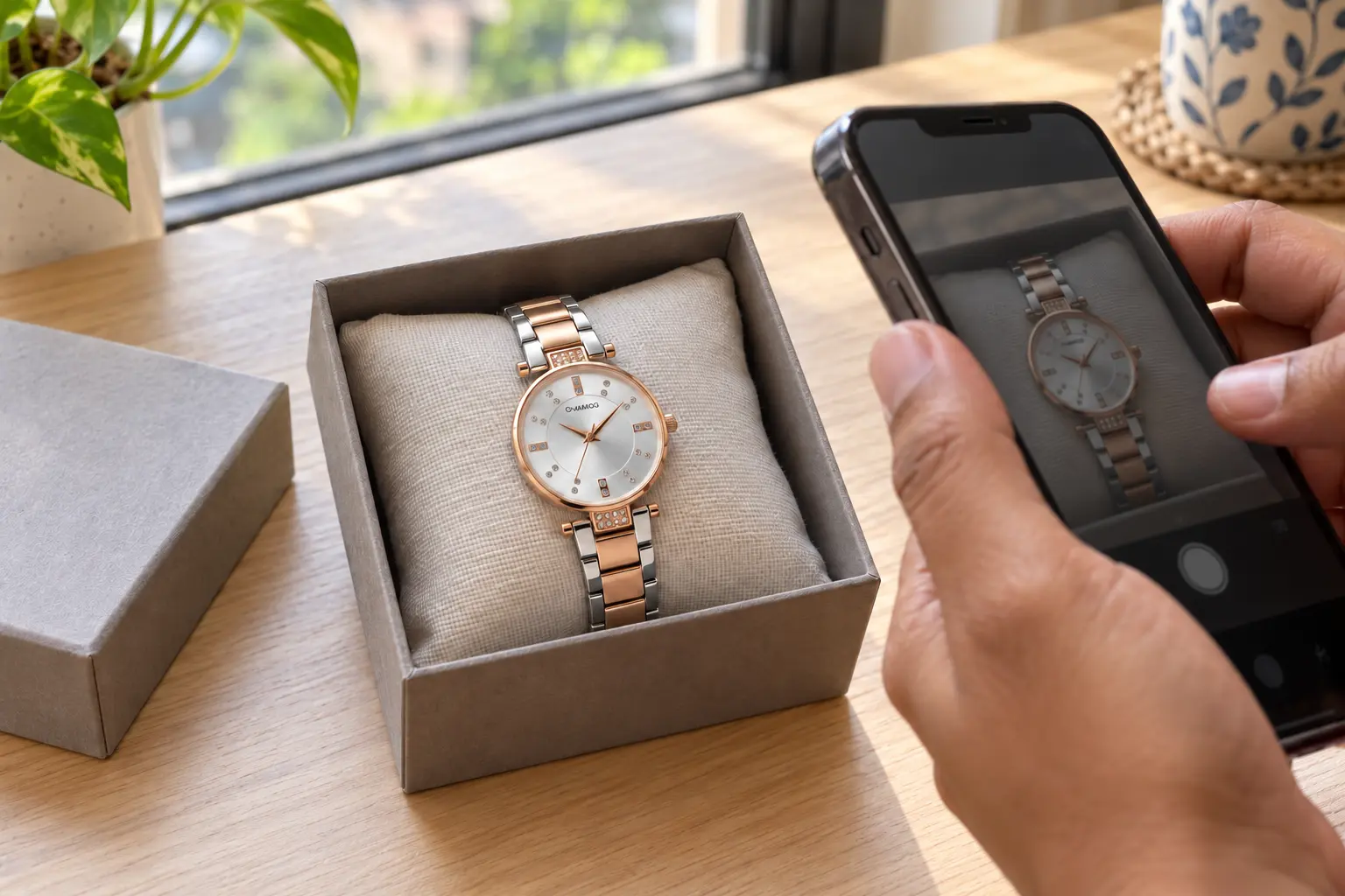 checking ithe chumq watch